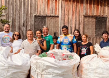 Garrafas PET são reutilizadas na construção de tanques de peixes em Oriximiná