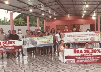 Servidores públicos realizam manifestação nesta terça-feira 03, em Oriximiná