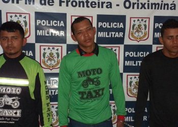 Três homens são presos suspeitos de cometerem crimes em Oriximiná