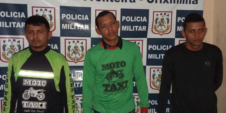 Três homens são presos suspeitos de cometerem crimes em Oriximiná