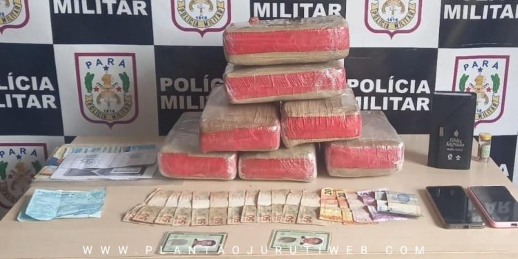 Polícia Militar prende duas pessoas por tráfico de drogas em Juruti