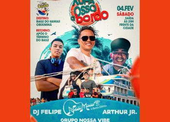 Bloco Xupa Osso promove caravana rumo ao Baile do Hawaii de Oriximiná