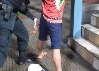 Após sair do presídio, homem é preso por tráfico de drogas na Praça Santo Antônio, em Oriximiná
