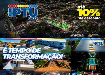 Pagamento do IPTU em cota única garante desconto de 10% em Oriximiná