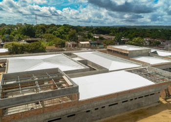 Mais de 65% das obras do Hospital Menino Jesus, em Oriximiná, já foram executadas
