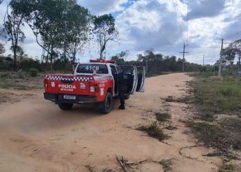 Suspeito de envolvimento na ação criminosa foi preso na zona rural de Oriximiná — Foto: Polícia Militar/Divulgação