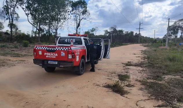 Suspeito de envolvimento na ação criminosa foi preso na zona rural de Oriximiná — Foto: Polícia Militar/Divulgação