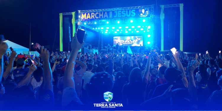 Marcha para Jesus reúne milhares de fiéis e movimenta Terra Santa com programação religiosa e cultural
