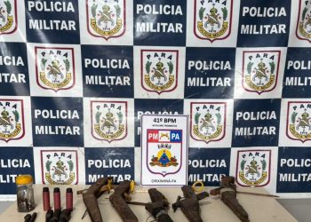 PM apreende cinco armas artesanais após denúncia de mulher com medida protetiva